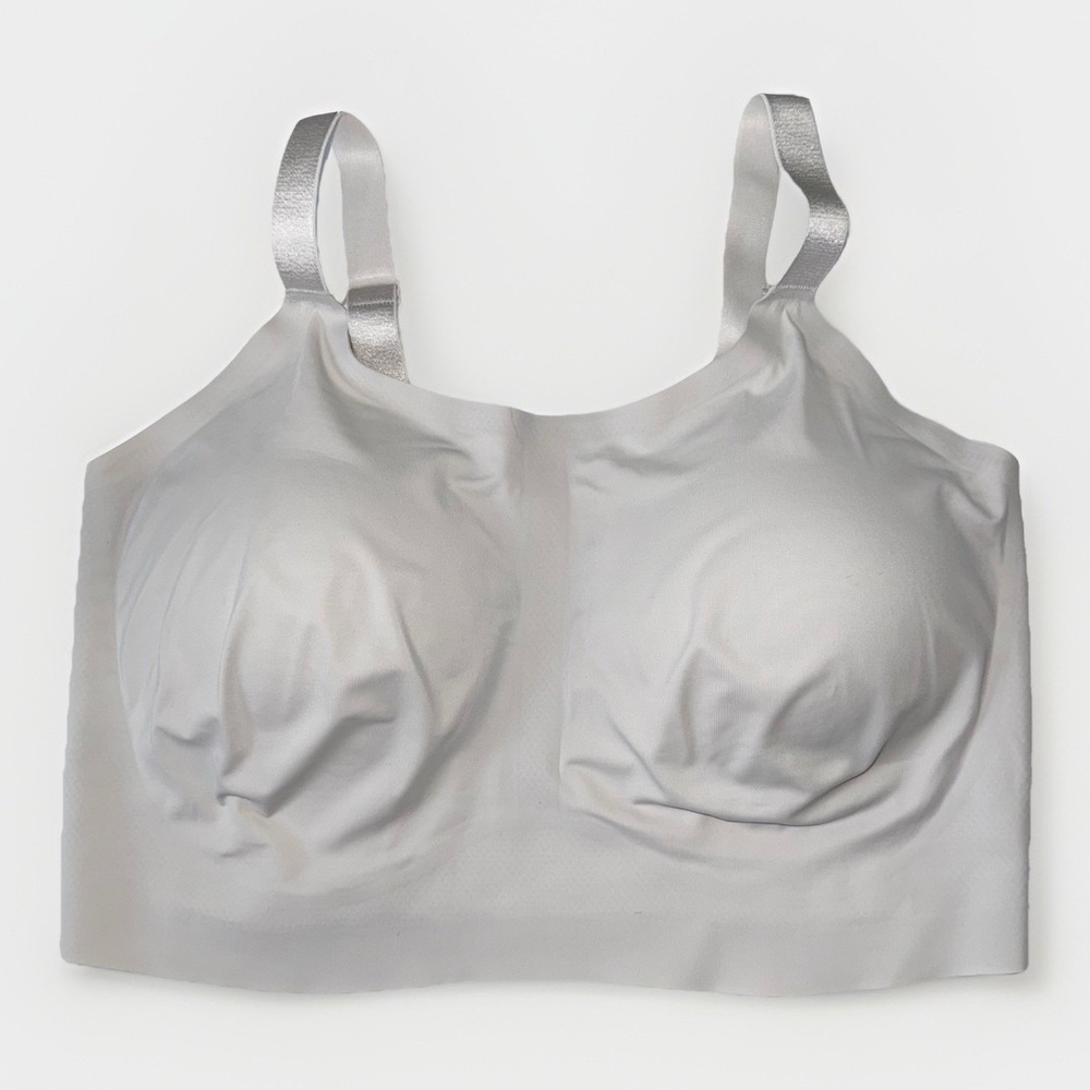 EBY Bra Bralette Womens XL-DD White Seamless Wireless Stretch Comfort Soft